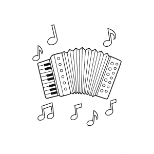 Harmonia Musical em Preto e Branco