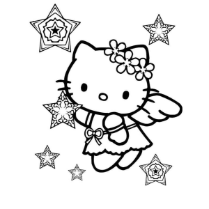 Hello Kitty Angel dos Céus