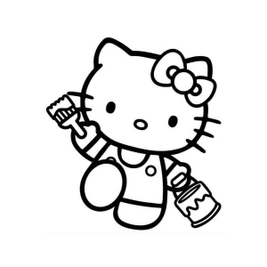 Hello Kitty Artista Criativa