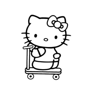 Hello Kitty Aventura de Patinete