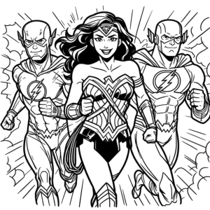 Heróis em Ação: Mulher-Maravilha e Flash
