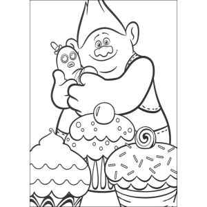 Hora de Colorir com Trolls Deliciosos