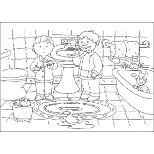 Hora de Escovar os Dentes com Caillou