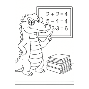 Jacaré Matemático: Hora de Aprender!