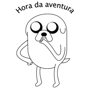 Jake em Reflexão na Terra de Ooo