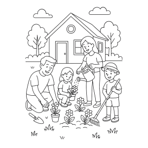 Jardim em Família: Cultivando Lembranças
