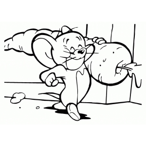 Jerry em uma Aventura de Roubo de Queijo