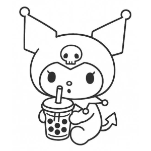 Kuromi Bubble Tea Delight
