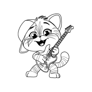 Lampo Rock Star - Encante-se com o Gato Musical
