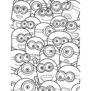 A Legião dos Minions: Uma Aventura para Colorir