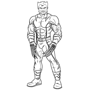 Logan de camiseta pronto para a briga para colorir