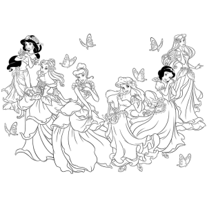 Magia das Princesas em um Jardim Encantado