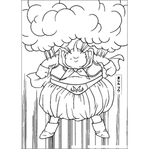 Majin Buu em Ação Explosiva