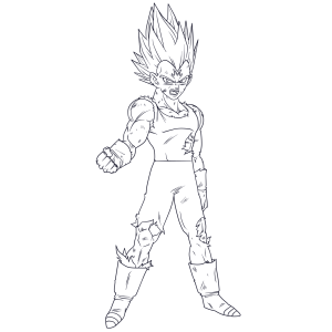 Majin Vegeta: O Orgulho Saiyajin Supremo