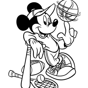 Mickey Multiesportista: Pintura Mágica