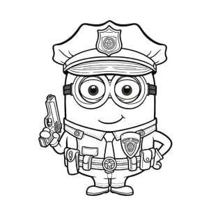 Minion Policial: Pronto para a Ação