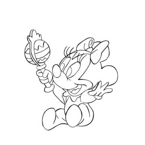 Minnie Baby em Um Mundo de Fantasia Disney