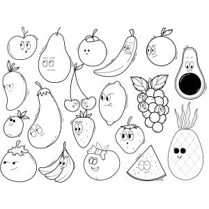 O Mundo Animado das Frutas Expressivas