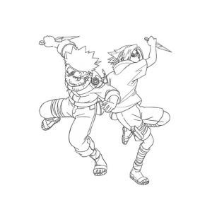 Naruto e Sasuke em Ação!