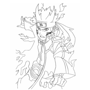 Naruto Uzumaki em Ação Explosiva