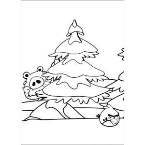 Natal Animado com Angry Birds