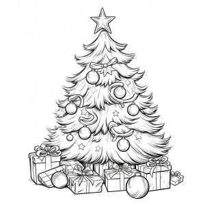 Natal Enfeitado: Espírito Festivo para Colorir