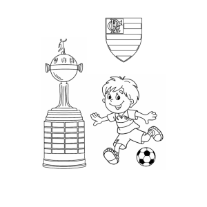 Pequeno Rubro-Negro e a Taça da Libertadores