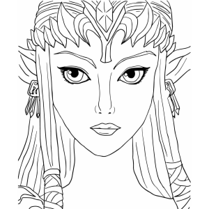A Princesa Zelda em Detalhe