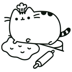 Pusheen, o Chef Kawaii