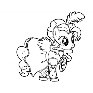 Rarity de vestido de gala com chapéu para colorir