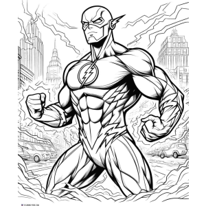 O Relâmpago do Flash em Ação