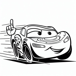 Relâmpago McQueen em Alta Velocidade