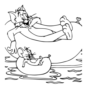 Relaxando com Tom e Jerry