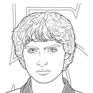 Retrato de Mike Wheeler para colorir