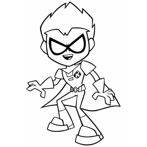 Robin em Ação: Pronto para Pintar