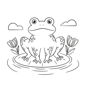 Sapo Sereno na Lagoa