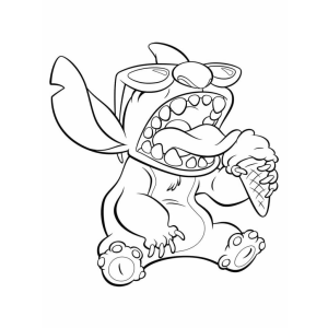 Stitch se Delicia com Sorvete