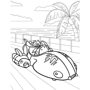 Stitch Takes the Wheel