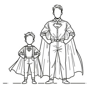 Super Pai e Filho: Heróis do Dia dos Pais