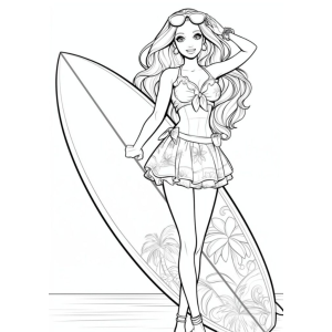 Surfando com Estilo: Aventura na Praia