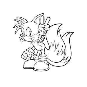 Tails em Ação: Hora de Colorir!