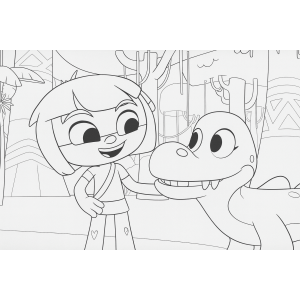Tainá e Seu Amigo Dino na Floresta