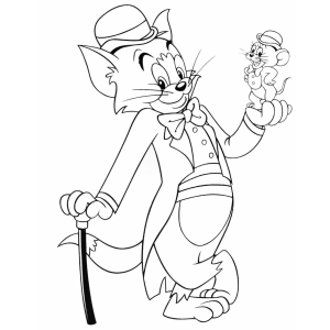 Tom e Jerry em Trajes Elegantes