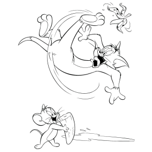 Tom e Jerry em uma Aventura Deslizante