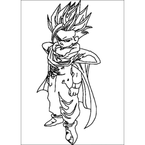 Trunks em Ação: Pronto para Colorir