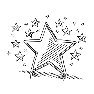Universo de Estrelas: Arte para Colorir