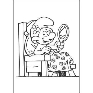 A Vanity da Smurfette