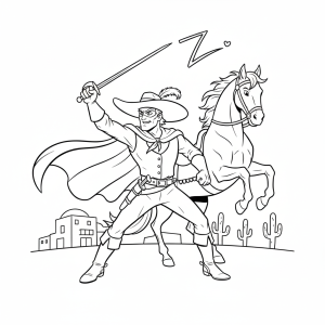 Zorro e Seu Bravo Cavalo
