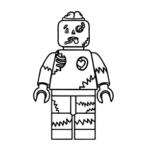 Zumbi LEGO: Prepare-se para Colorir