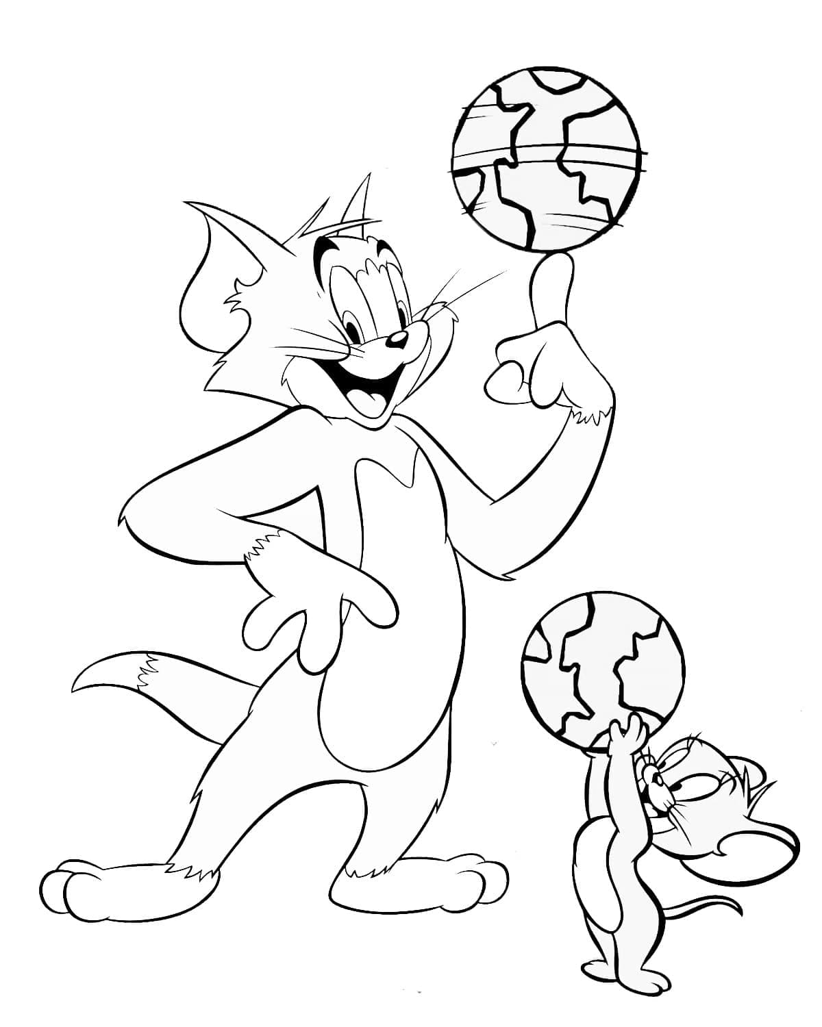 Tom e Jerry no Desafio do Basquete